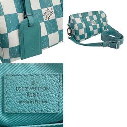 Louis Vuitton LOUIS VUITTON Shoulder Bag Damier Checkerboard City Keepall Turquoise Green Men's Women's N50076 z1985