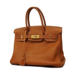 Hermes handbag Birkin 30 G stamp Togo gold ladies