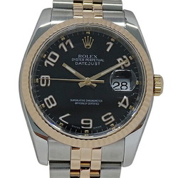 Rolex ROLEX Datejust 116231 D serial number watch men's automatic AT stainless steel SS pink gold PG concentric arabic polished