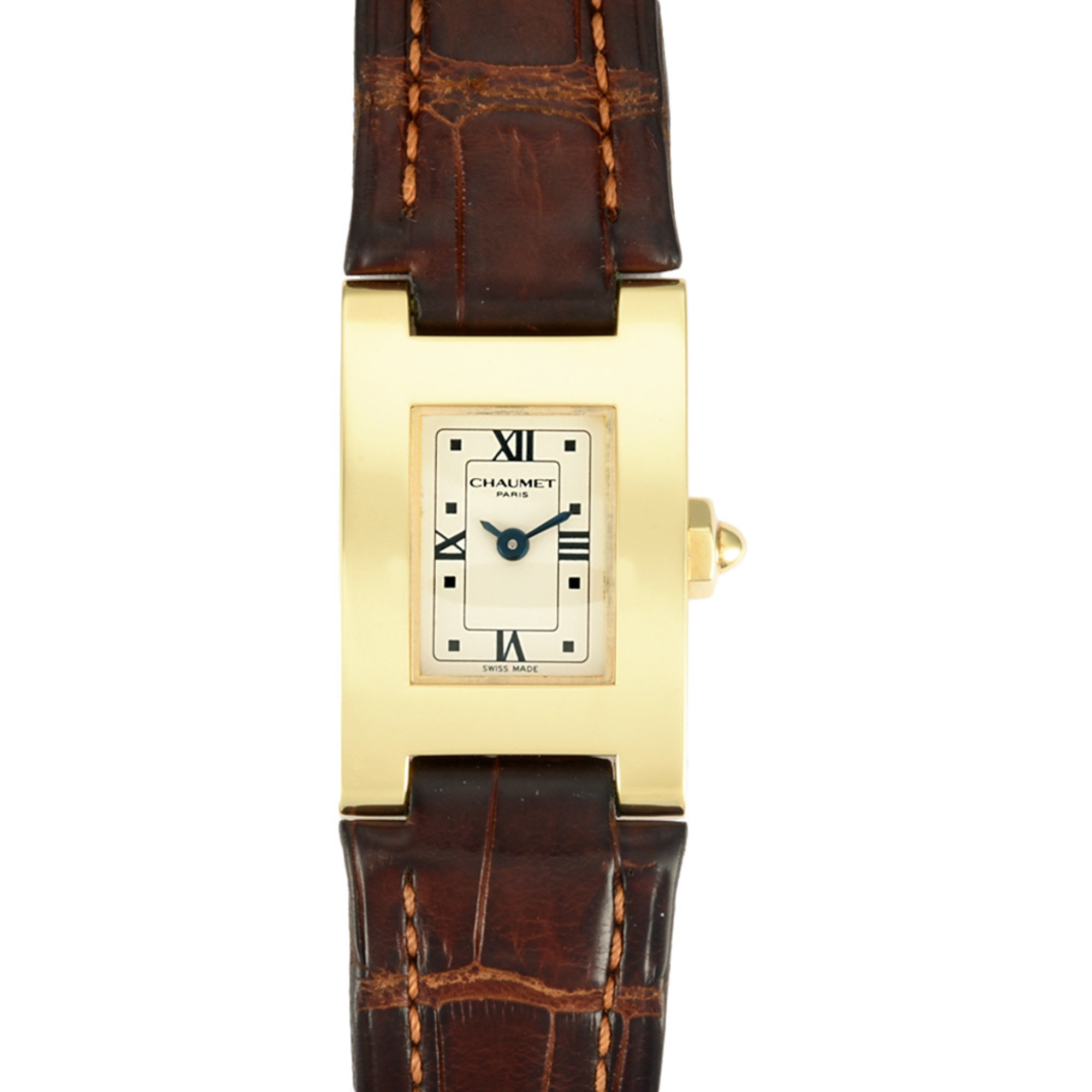 CHAUMET W01010-070 Style de Chaumet Watch Quartz Ivory Dial Solid Gold K18YG Ladies