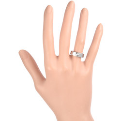 Cartier LOVE Ring Diamond #48 K18WG Half Ladies