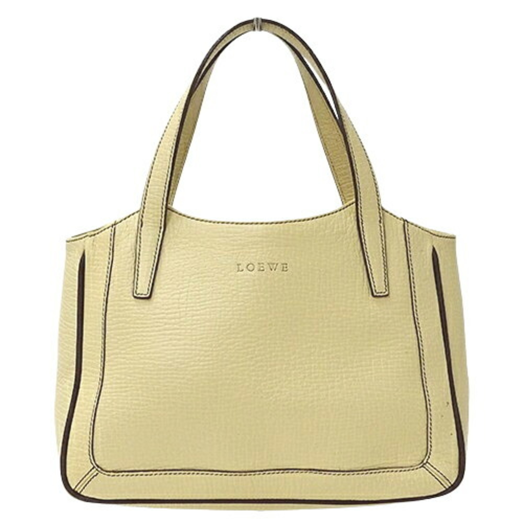 LOEWE Women's Handbag Leather Ivory White Compact Bag