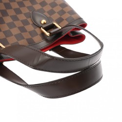 LOUIS VUITTON Damier Hampstead PM Brown N51205 Women's Canvas Handbag