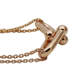 Tiffany & Co. Necklace for Women, 750PG Hardware, Large Double Link Pendant, Pink Gold, Polished