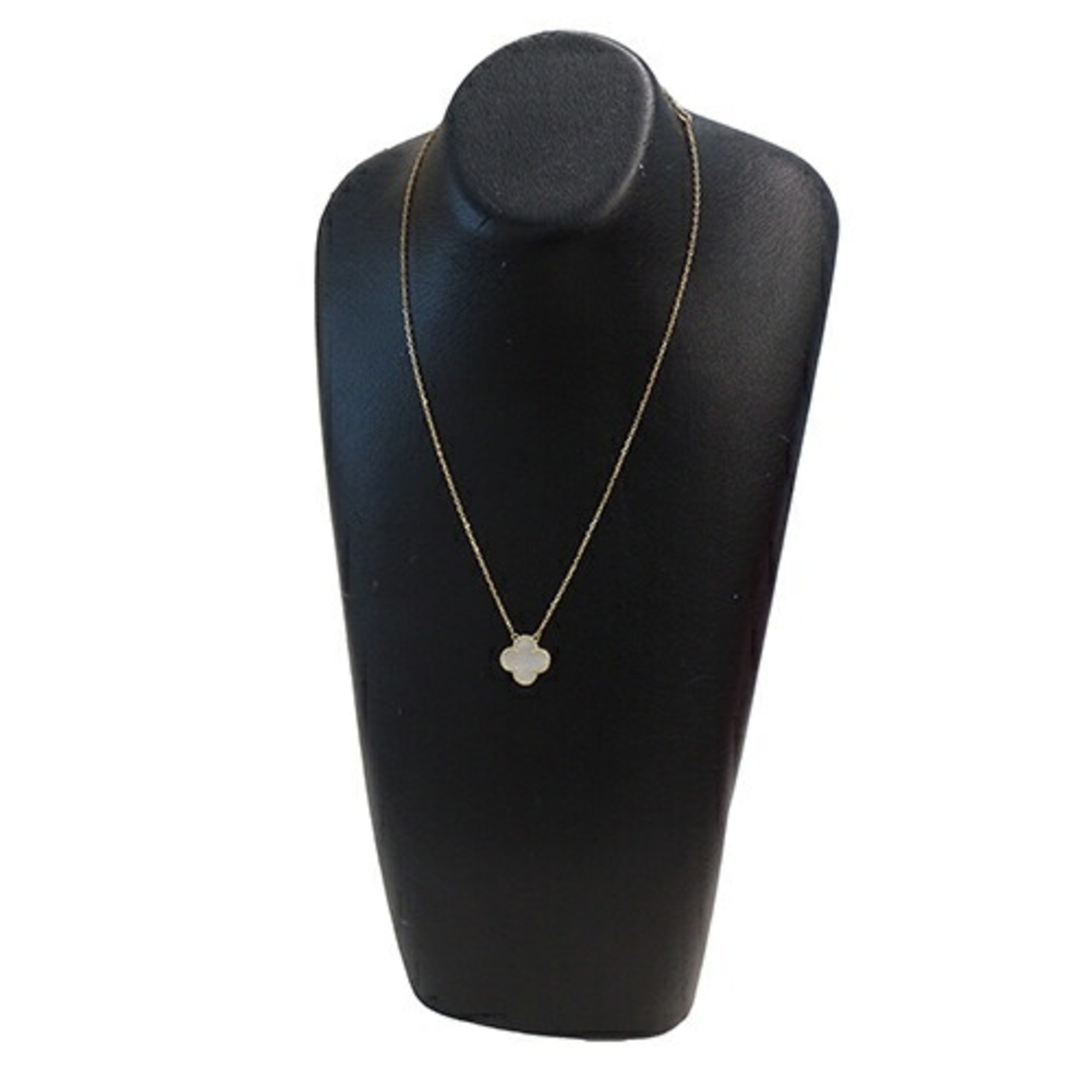 Van Cleef & Arpels Alhambra Necklace for Women, 750YG, Mother of Pearl, Yellow Gold, Polished