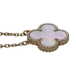 Van Cleef & Arpels Alhambra Necklace for Women, 750YG, Mother of Pearl, Yellow Gold, Polished