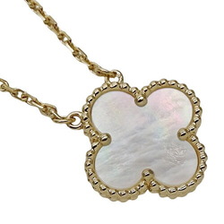 Van Cleef & Arpels Alhambra Necklace for Women, 750YG, Mother of Pearl, Yellow Gold, Polished