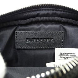 Burberry BURBERRY bag for women, body bag, waist nylon, black, compact