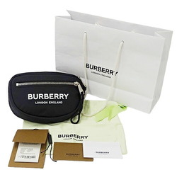 Burberry BURBERRY bag for women, body bag, waist nylon, black, compact