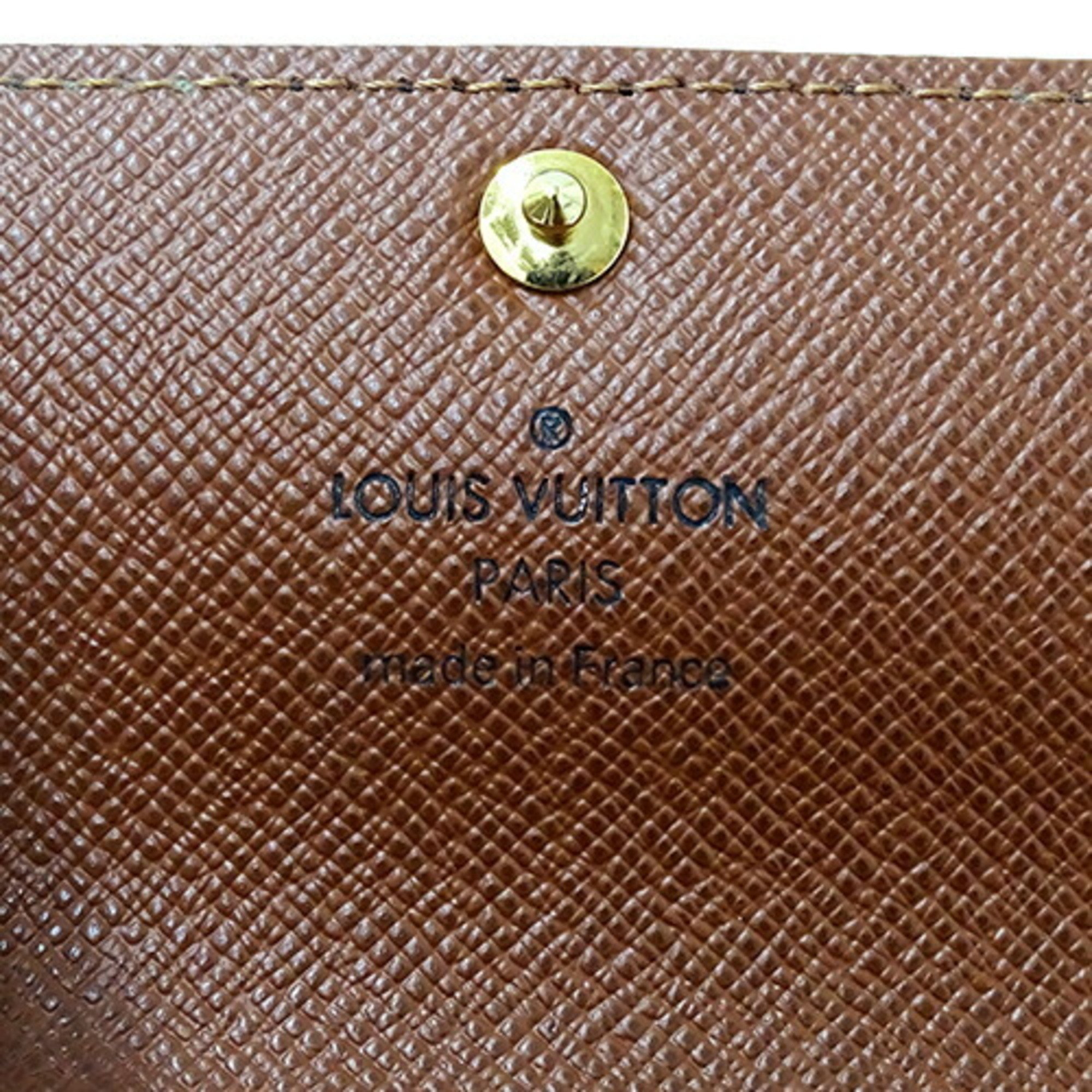 Louis Vuitton LOUIS VUITTON Key Case Monogram Women's Men's Multicle 6 M62630 Brown Compact