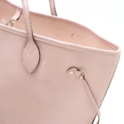 LOUIS VUITTON Epi Neverfull MM Tote Bag Shoulder Leather Rose Veil Pink M41091