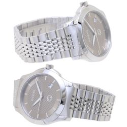 GUCCI G Timeless YA1264107 126.4 Wristwatch Stainless Steel Men's 130236