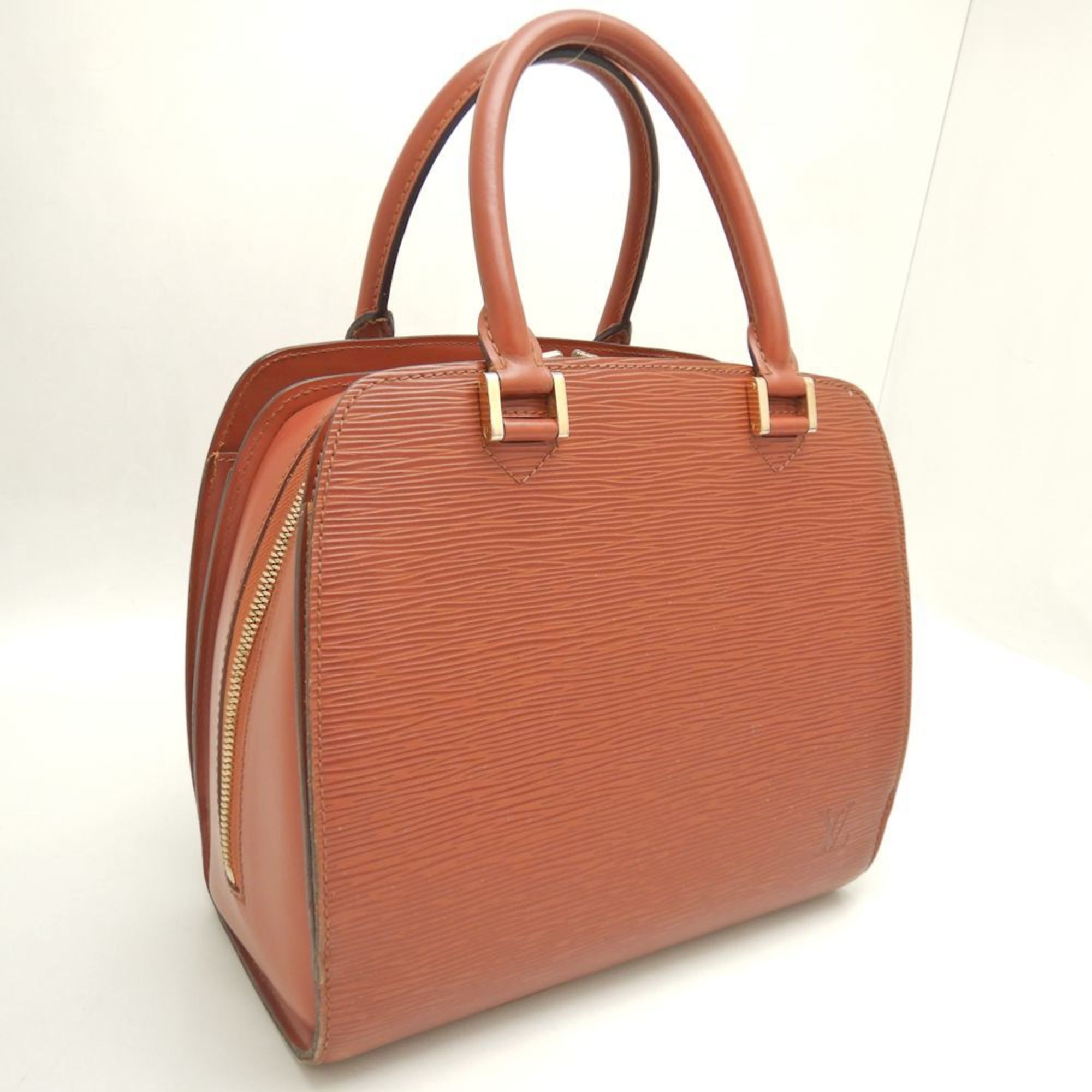 LOUIS VUITTON Epi Pont Neuf M52053 Handbag Kenya Brown 251987