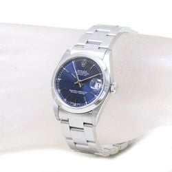 ROLEX Rolex Datejust 78240 Blue Dial Wristwatch Stainless Steel Boys Men's Women's 39549