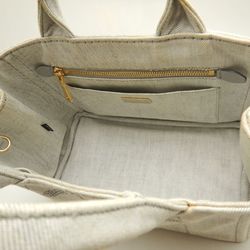 PRADA Prada Canapa 1BG439 Tote Bag Denim BIANCO 251996