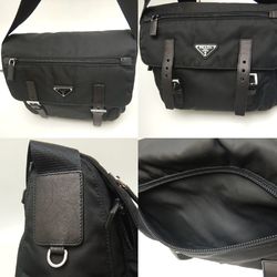 PRADA BT0953 Shoulder Bag VERA Nylon NERO Black 251971