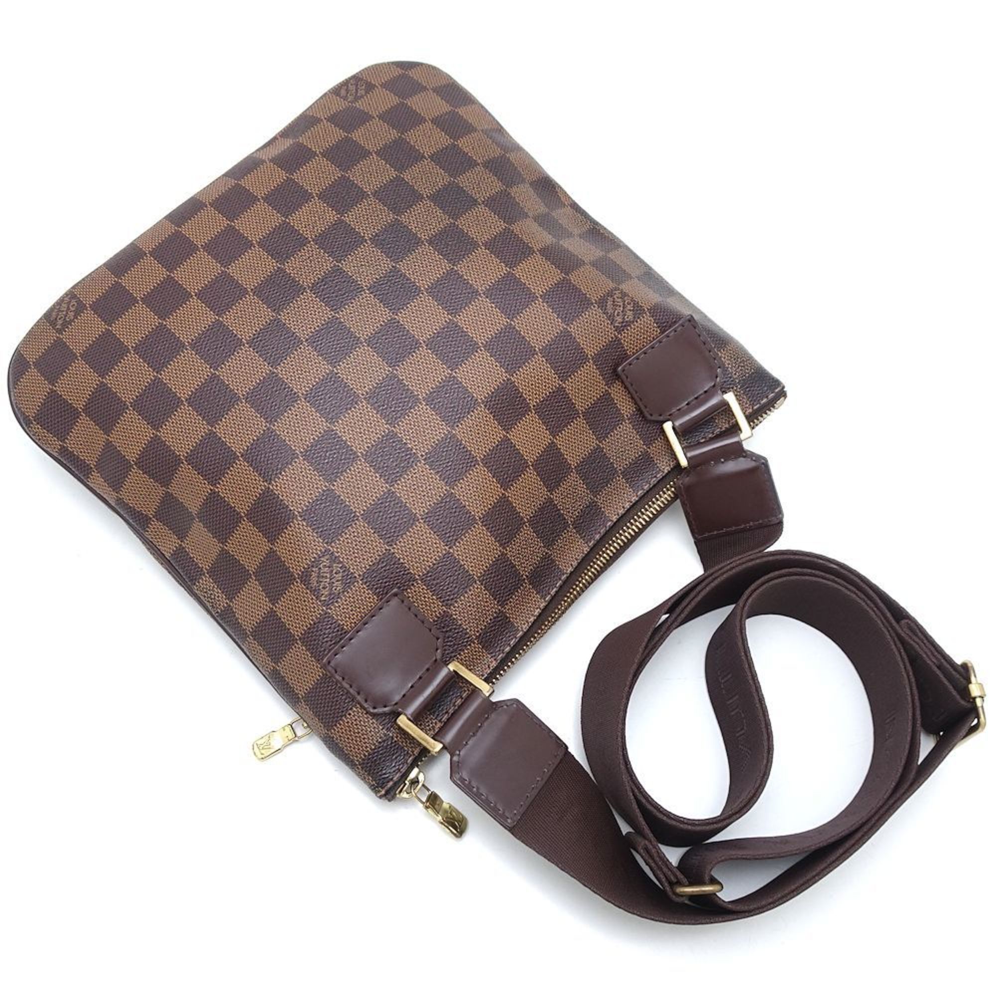 LOUIS VUITTON Louis Vuitton Damier Pochette Bosphore N51111 Shoulder Bag Ebene 351528