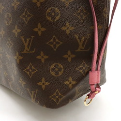 LOUIS VUITTON Louis Vuitton Monogram Ikat Flower Neverfull MM Tote Bag Shoulder Rose Velours M40939