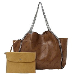 Stella McCartney Bags Women's Tote Leather Falabella Brown Chain