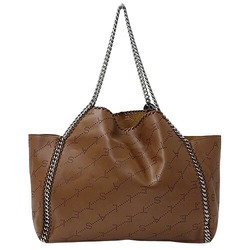 Stella McCartney Bags Women's Tote Leather Falabella Brown Chain