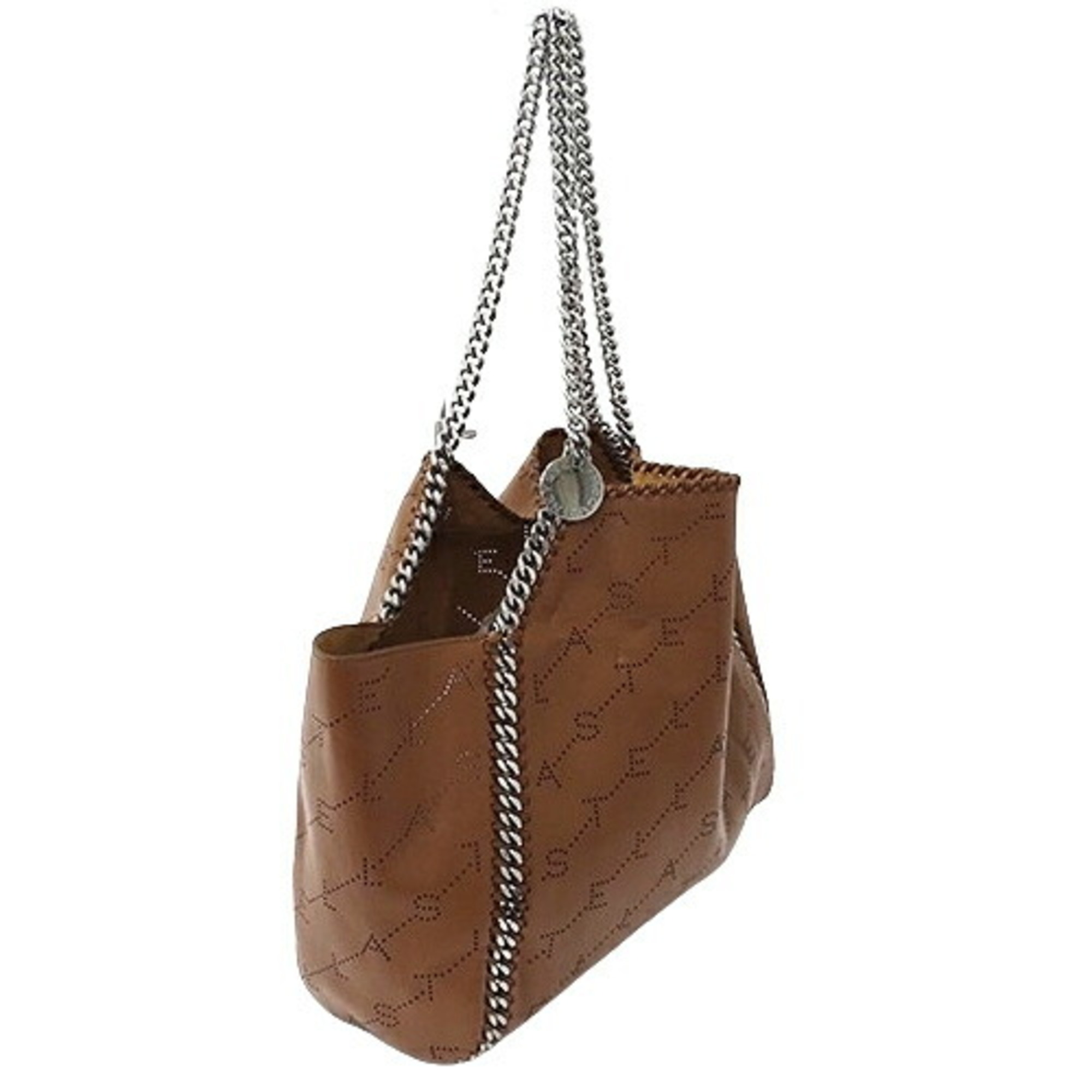 Stella McCartney Bags Women's Tote Leather Falabella Brown Chain