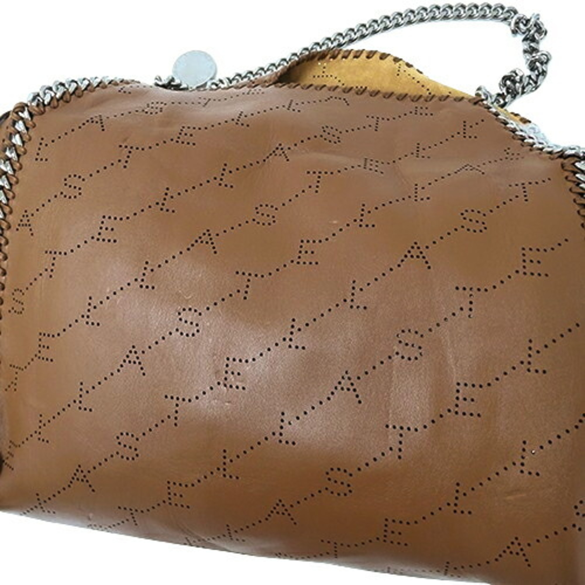 Stella McCartney Bags Women's Tote Leather Falabella Brown Chain