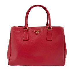 PRADA Shoulder Bag Handbag Leather Red Women's n0199