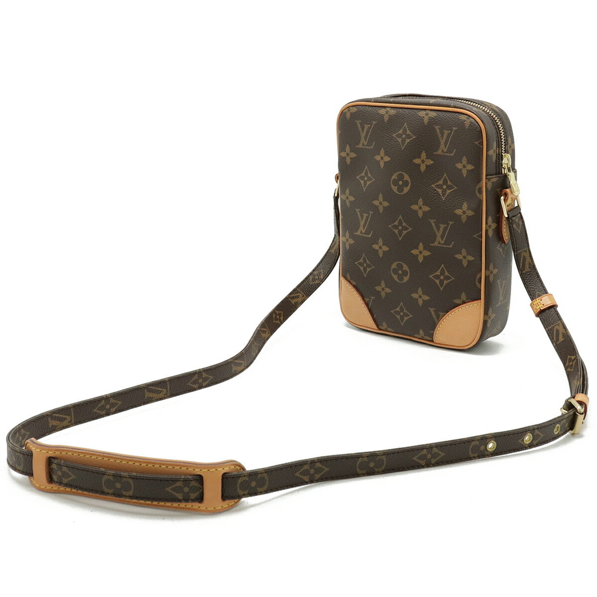 LOUIS VUITTON Louis Vuitton Monogram Danube Shoulder Bag Pochette Non-sticky M45266