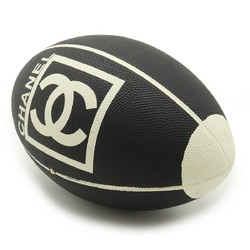 CHANEL Chanel Sports Line Coco Mark Rugby Ball Only Black White