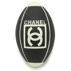 CHANEL Chanel Sports Line Coco Mark Rugby Ball Only Black White