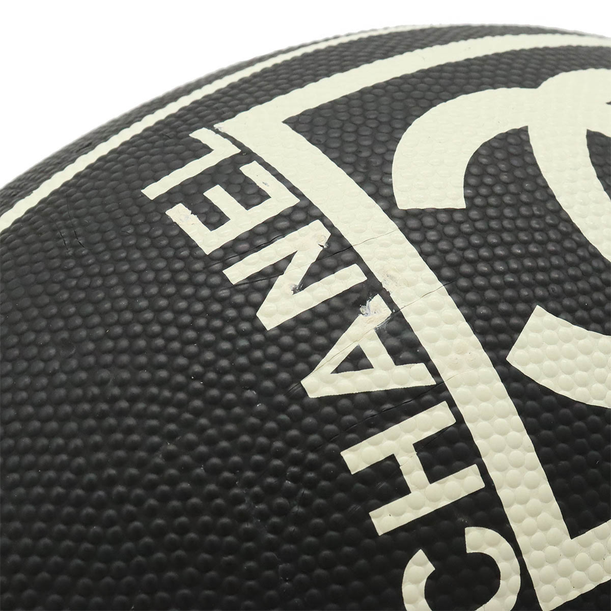 CHANEL Chanel Sports Line Coco Mark Rugby Ball Only Black White