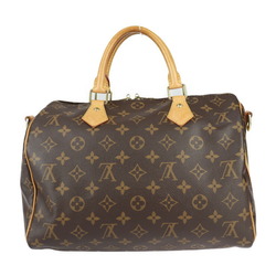 LOUIS VUITTON Louis Vuitton Speedy 30 Bandouliere Handbag M41112 Monogram Canvas Leather Brown Shoulder Bag Boston