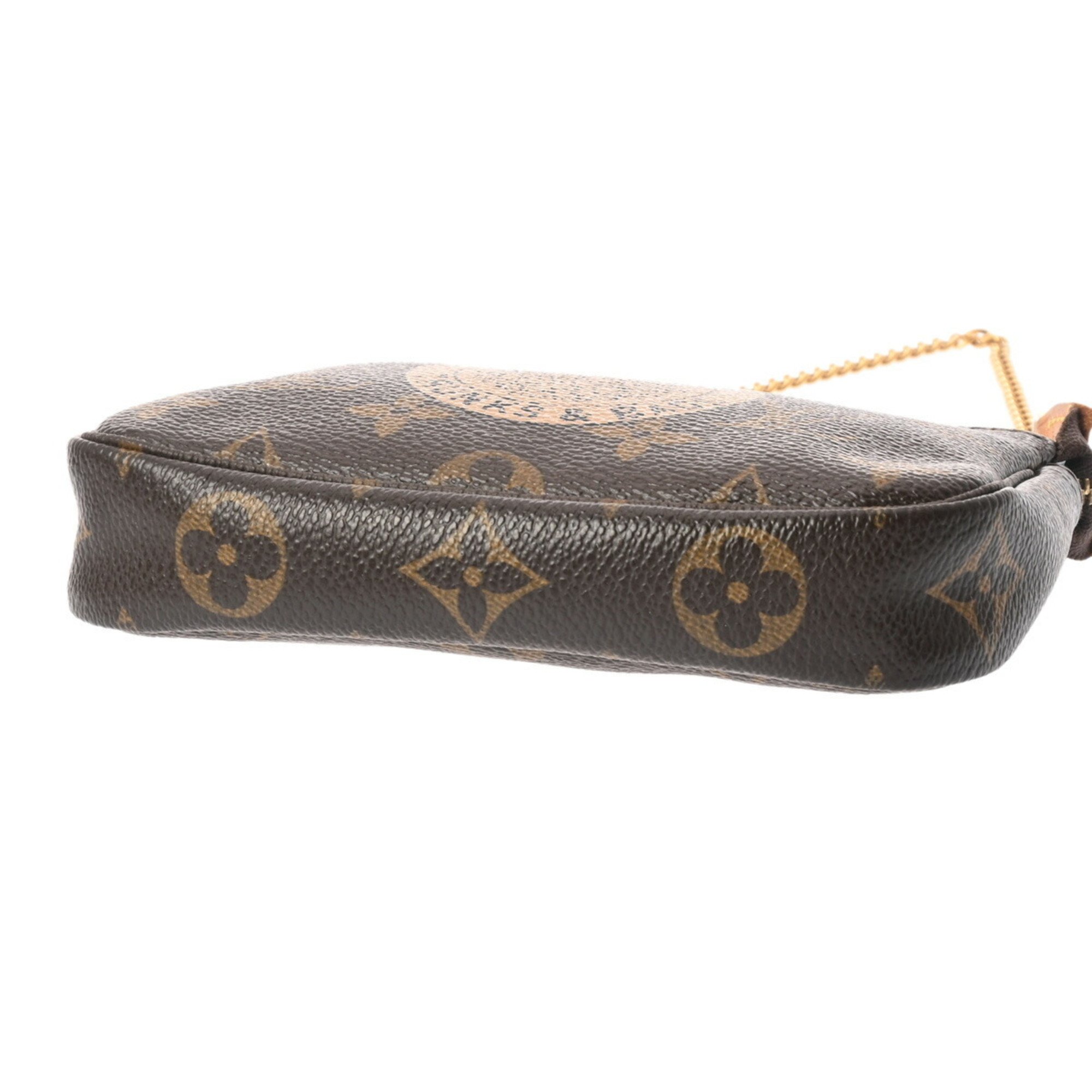 LOUIS VUITTON Louis Vuitton Monogram T&B Brown M60153 Women's Canvas Pouch