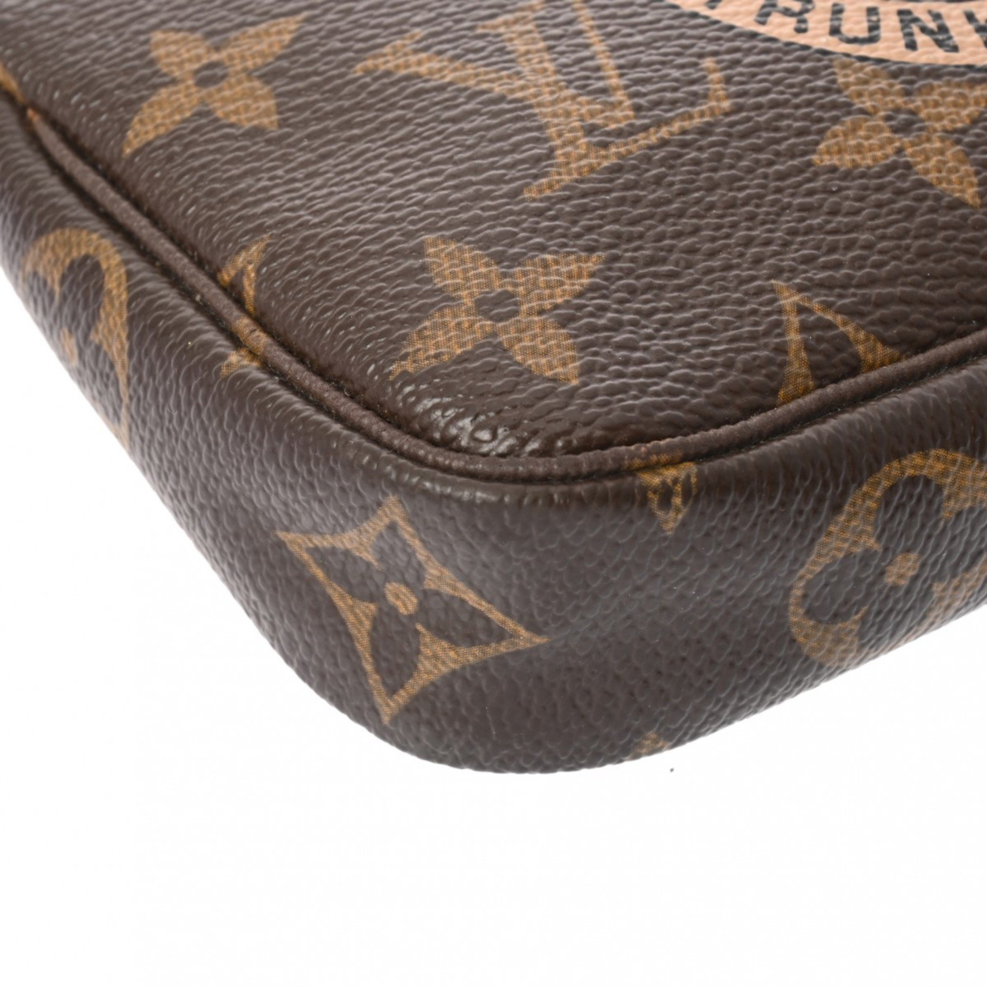 LOUIS VUITTON Louis Vuitton Monogram T&B Brown M60153 Women's Canvas Pouch