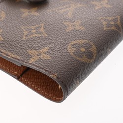 LOUIS VUITTON Louis Vuitton Monogram Agenda PM Brown R20005 Unisex Canvas Notebook Cover