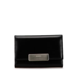 Prada Key Case M222C Black Leather Women's PRADA