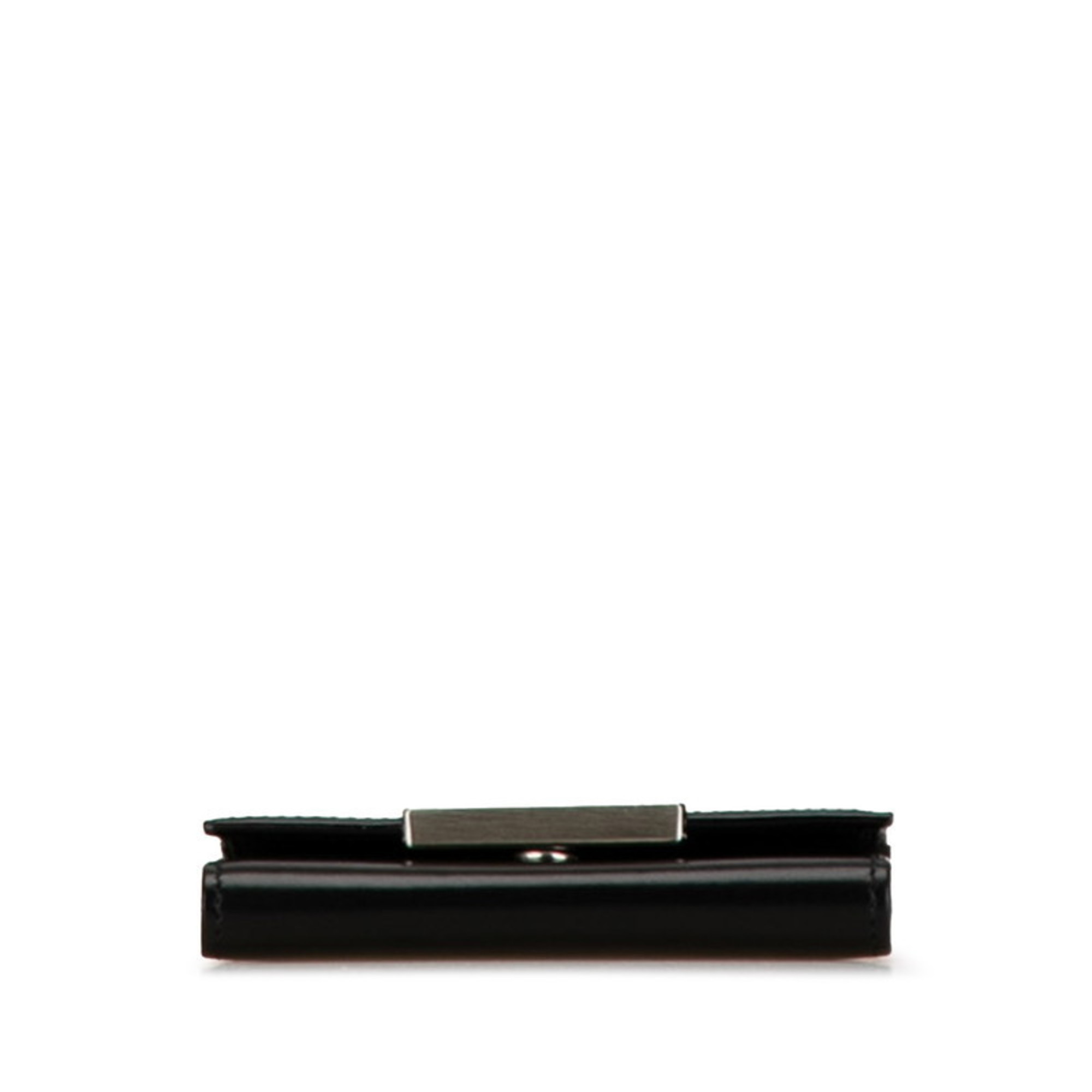 Prada Key Case M222C Black Leather Women's PRADA