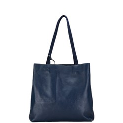 Prada Tote Bag Handbag Blue Leather Nylon Women's PRADA