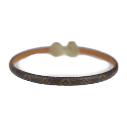 LOUIS VUITTON Louis Vuitton Bracelet Historique M6407E Size 19 Monogram Canvas Leather Brown