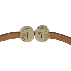 LOUIS VUITTON Louis Vuitton Bracelet Historique M6407E Size 19 Monogram Canvas Leather Brown