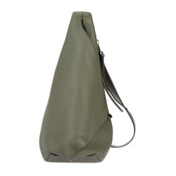 LOEWE Anton Sling Body Bag B511A09X06 Soft Grain Calf Leather Khaki Shoulder