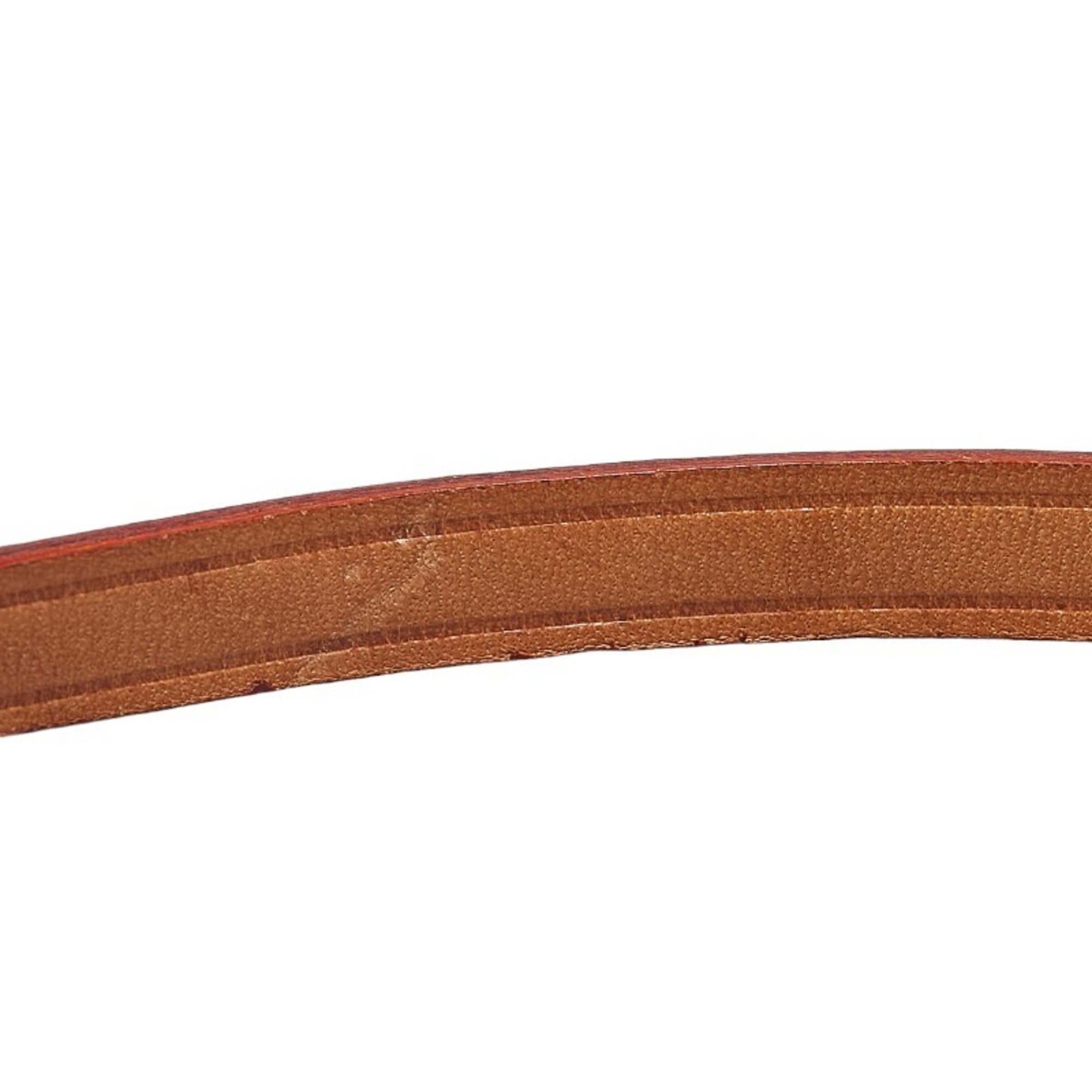 Louis Vuitton strap brown gold leather ladies LOUIS VUITTON