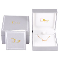 Christian Dior Dior Amour Necklace Diamond K18YG 40.5cm 3.3g Oui Women's