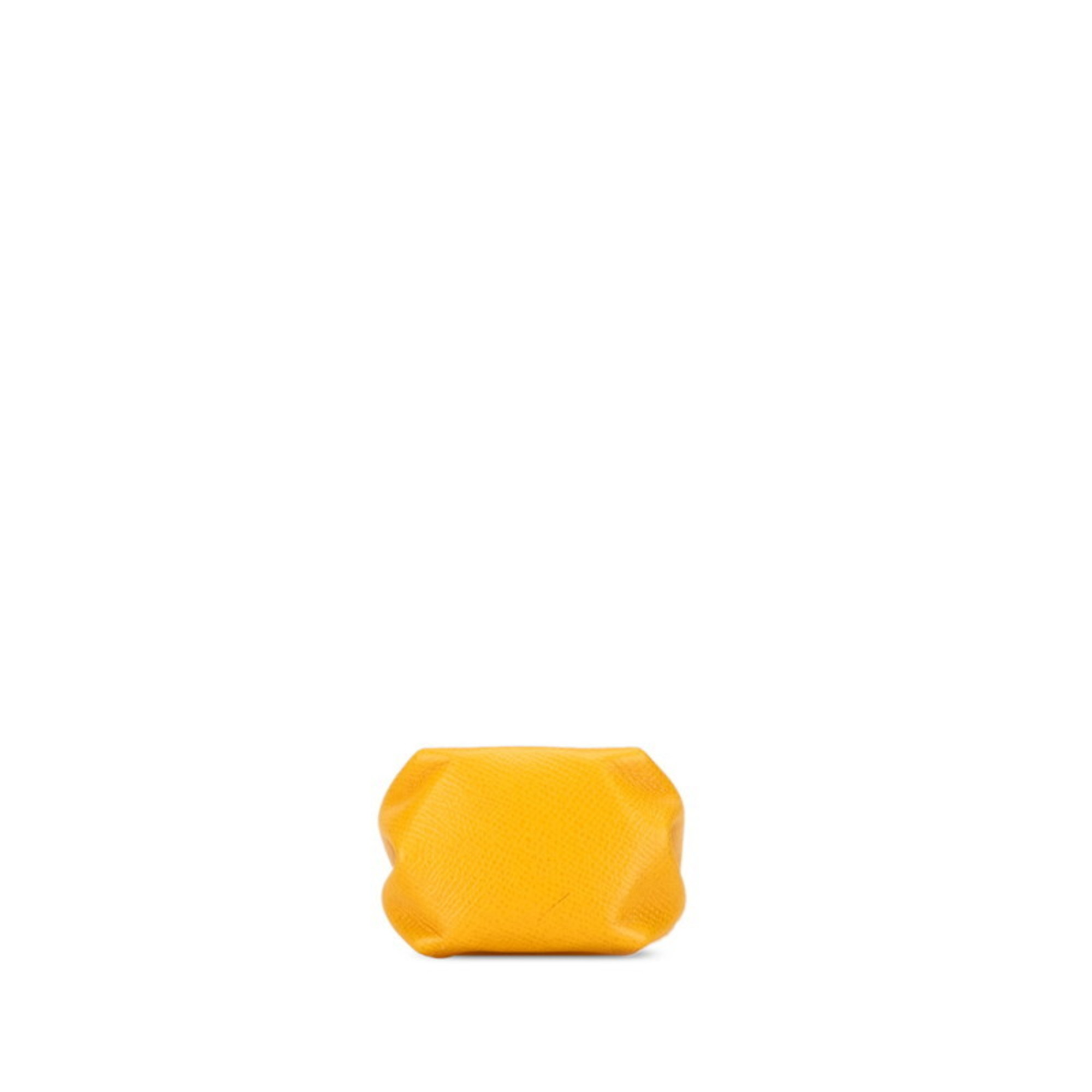 Hermes Vespa Pouch Yellow Cushvel Women's HERMES