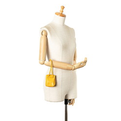 Hermes Vespa Pouch Yellow Cushvel Women's HERMES