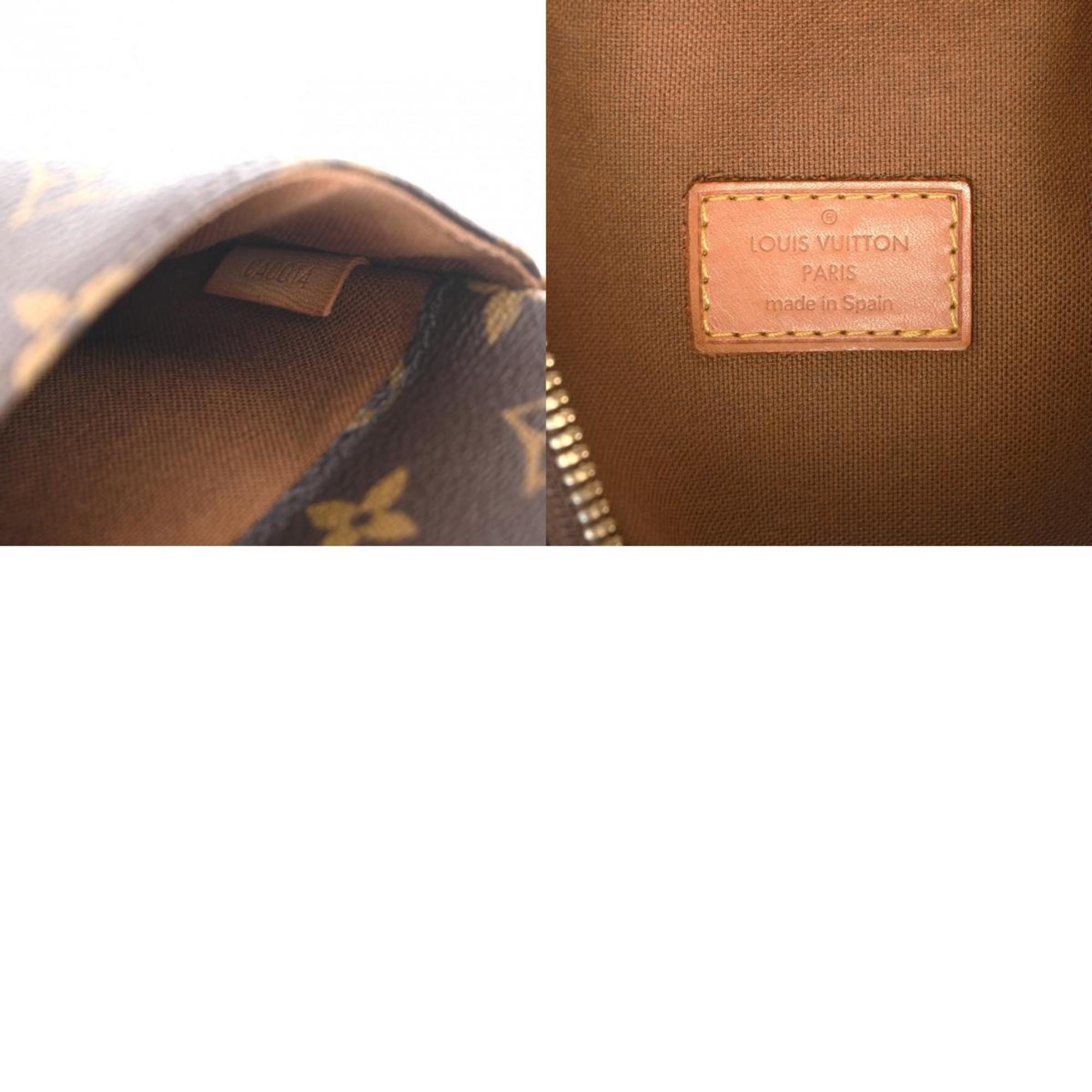 LOUIS VUITTON Louis Vuitton Monogram Pochette Ganjou Brown M51870 Men's Canvas Body Bag