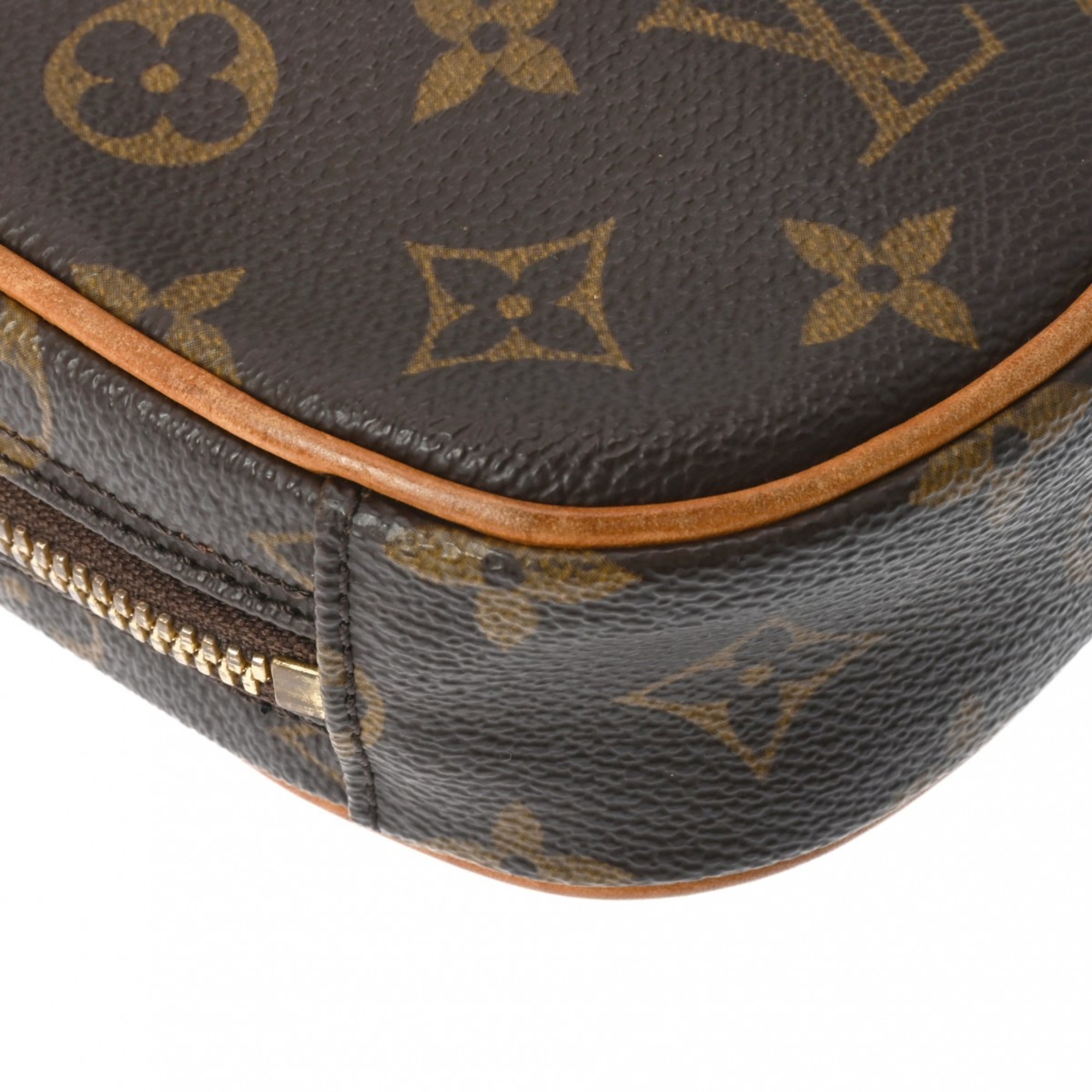 LOUIS VUITTON Louis Vuitton Monogram Pochette Ganjou Brown M51870 Men's Canvas Body Bag