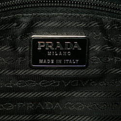 Prada Triangle Plate Bag Handbag Black Nylon Women's PRADA