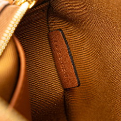 Celine Triomphe Shoulder Bag 10G342CAM Tan Brown PVC Leather Women's CELINE