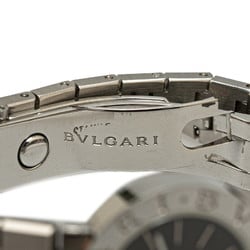 BVLGARI Watch BB23SS Quartz Black Dial Stainless Steel Women's